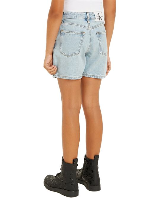 CALVIN KLEIN Relaxed Jeans Shorts for Girls CALVIN KLEIN | CKIG0IG02369T1AA